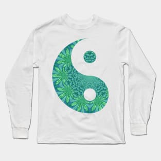 Clover ying yang Long Sleeve T-Shirt